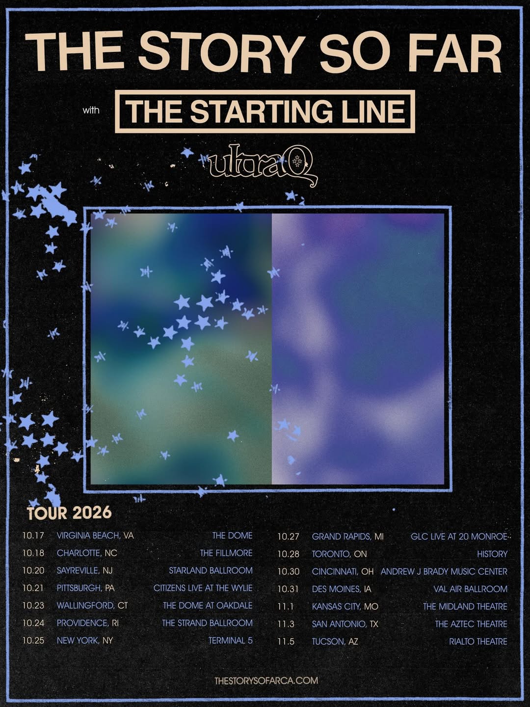 The Story So Far tour poster — 2026